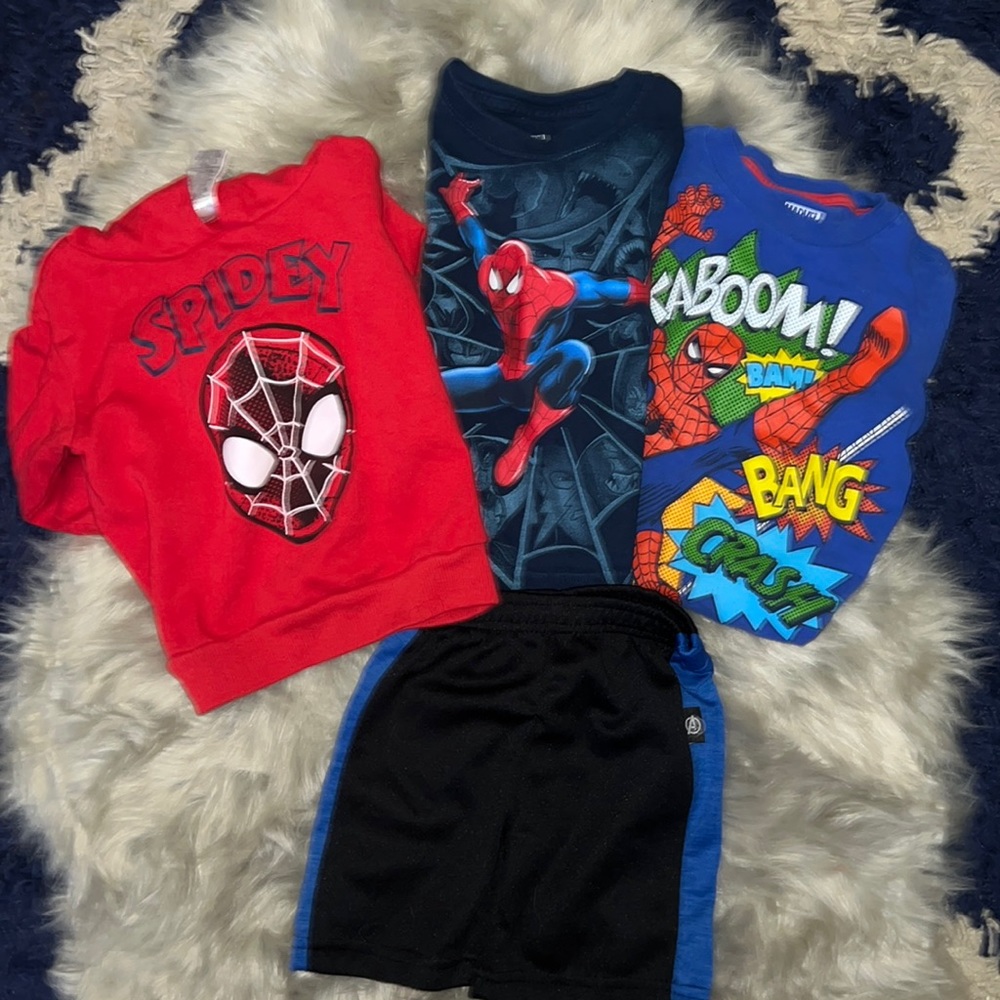 4 Piece Spider-Man Set